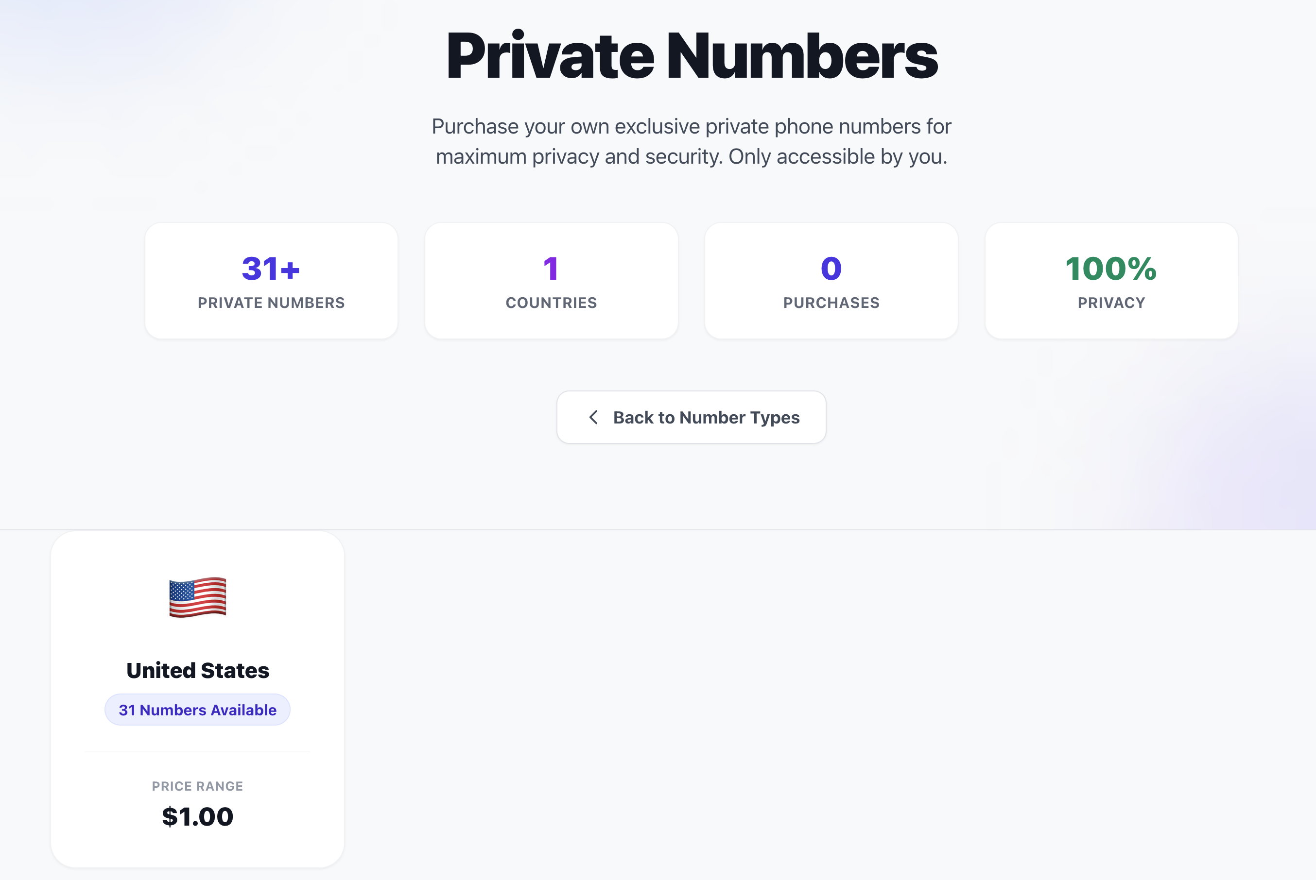 Private Numbers